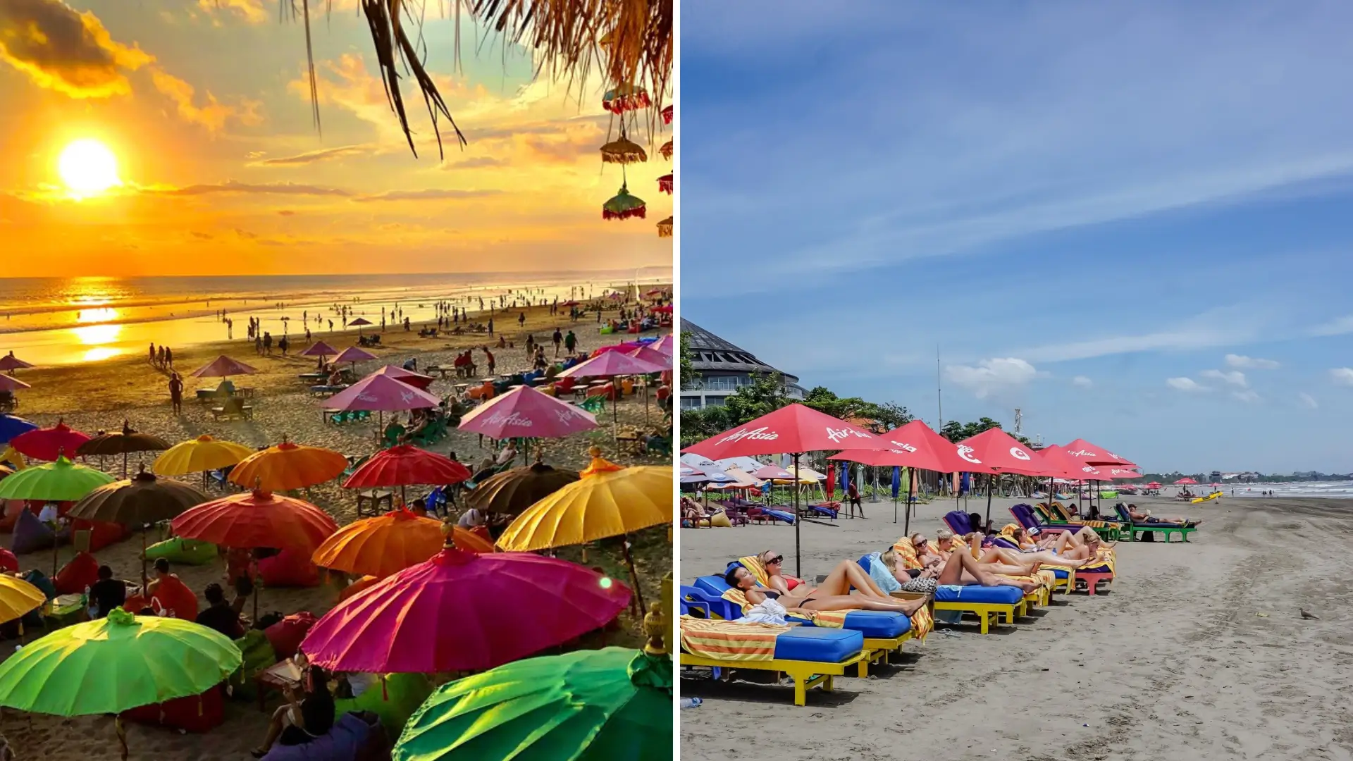 Double Six Beach in Bali, 18 minutes from Ben & B Villa