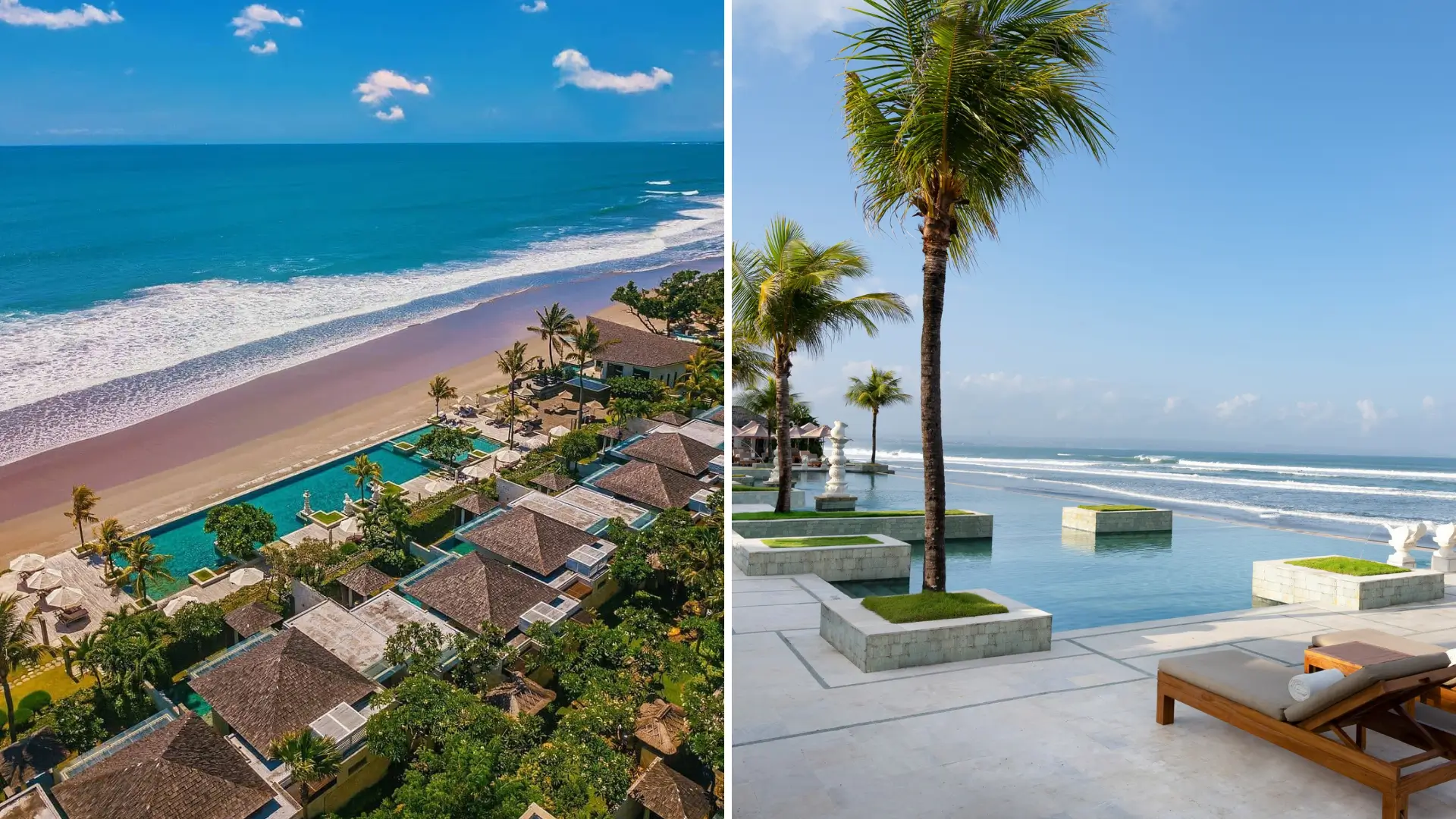 Seminyak Beach in Bali, 7 minutes from Ben & B Villa